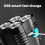 LED-Taschenlampe, USB-aufladbar, 1000 LM, 4 Chips, 9 Modi 6
