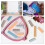 Mosaic Tiles Mixed Color Rectangle Flatback Crystals 1 Bag 4