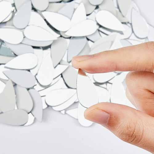 Drop Shape Glass Mirror Mosaic Tiles 150 pcs 2
