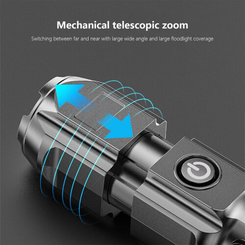 LED Flashlight Rechargeable 5000 Lumens 2