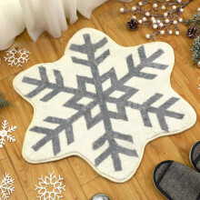 Christmas bathroom rug round non-slip 23.6 inch