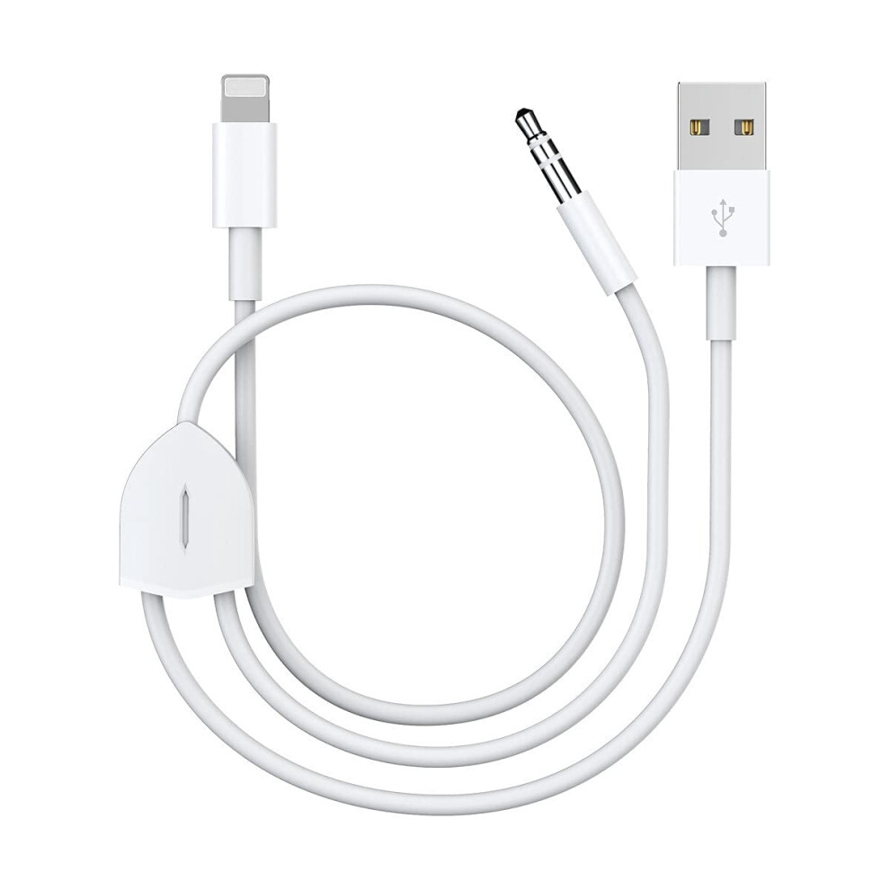 Lightning To 3.5Mm Aux Cable For Iphone 12Â14 Audio 9336866755213