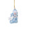Baby's First Christmas Ornament Personalized Blue 2.36" x 1