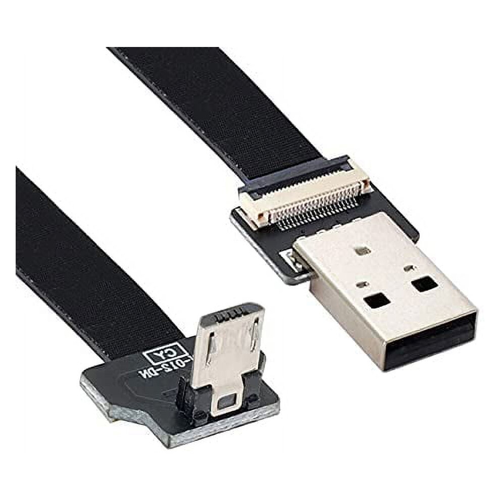 Usb 2.0 Type-A To Micro Usb 5Pin Flat Cable 20Cm 9336866755695