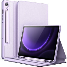Hoesje compatibel met Samsung Galaxy Tab S9FE 10,9 inch met S Pen-houder, slanke folio-standaard beschermhoes voor tablet.