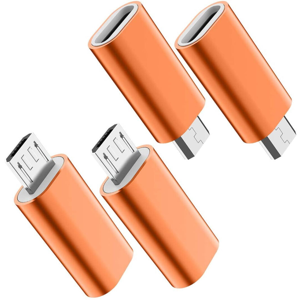 Usb C To Micro Usb Adapter 4-Pack For Charging And Data Sync 9336866755831