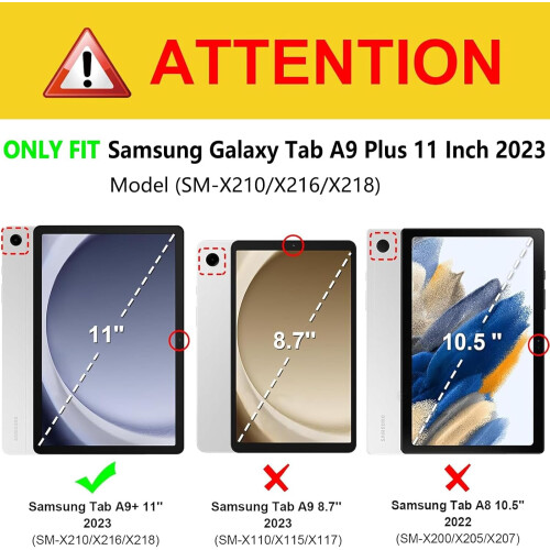 Samsung Galaxy Tab A9 Plus 11 Inch Clear Back Cover 1