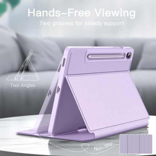 Θήκη για συμβατό με Samsung Galaxy Tab S9FE 10.9 ιντσών με βάση S Pen, λεπτή προστατευτική θήκη 2