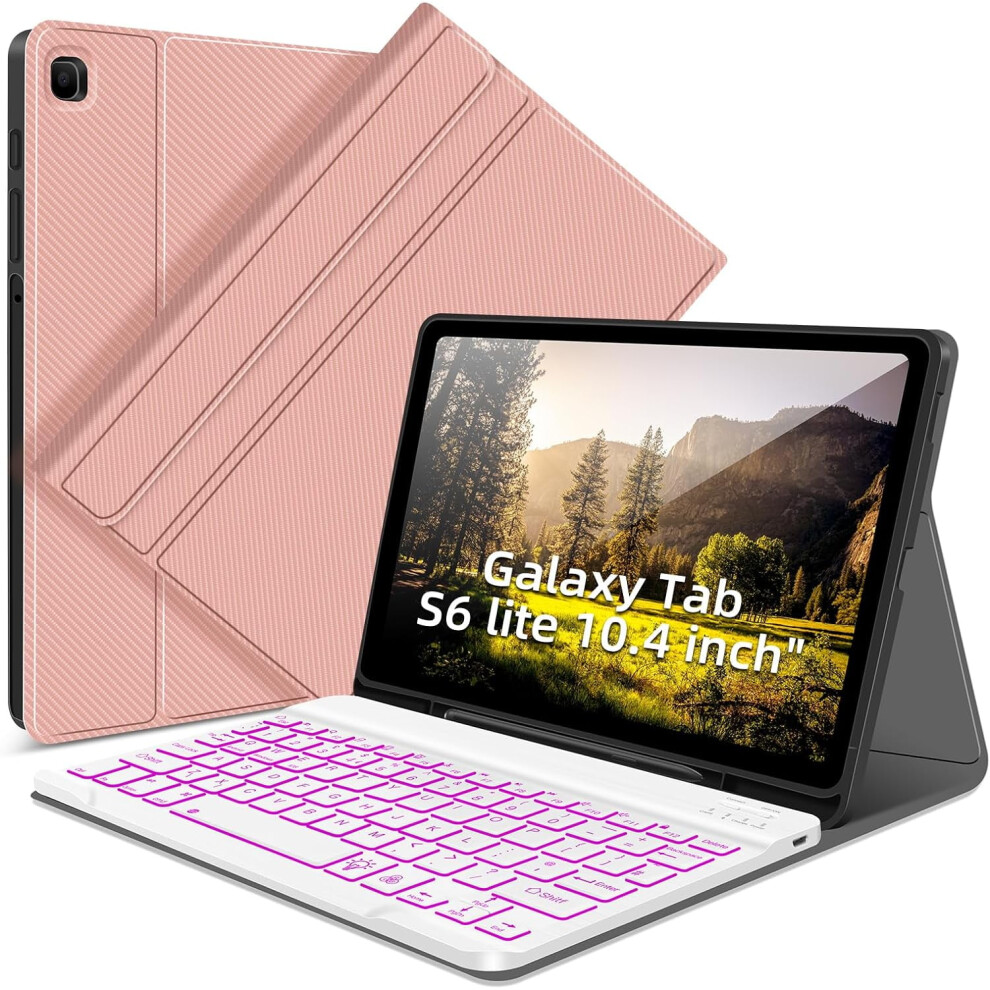 Backlit Keyboard Case For Samsung Galaxy Tab S6 Lite 10.4 917087547079