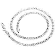 Collares y colgantes YUEHAO Collar grueso de hop chapado en plata para hombre Collar para bailar