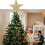 Gold LED Glitter Christmas Tree Topper Star 6