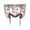 Floral Seer Voile Roman Valance για παράθυρο κουζίνας-μπάνιου 2