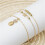Alloy Pineapple Star Double-Layer Anklet 6