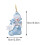 Baby's First Christmas Ornament Personalized Blue 2.36" x 2