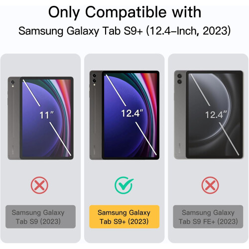 Samsung Galaxy Tab S9 Plus 12.4-inch folio case with S Pen 1