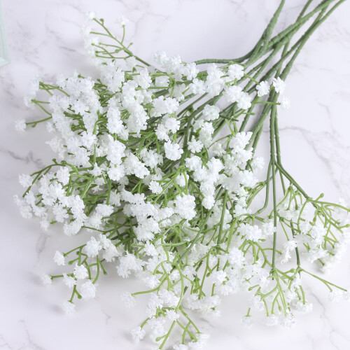 Artificial Baby's Breath Silk Bouquets 10-Pack 1
