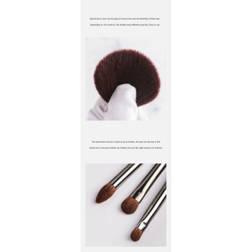 Eyeshadow Brush Set Soft Pony Hair 12-Piece 2