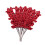 Red Berry Stems Fake Holly 10 Pcs 2
