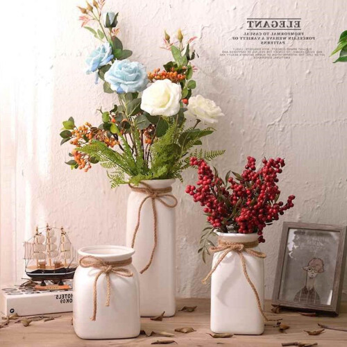 Red Berry Stems Fake Holly 10 Pcs 2