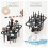Acrylic makeup brush drying rack black 28-slot 4