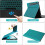 Samsung Galaxy Tab S8 Plus/S7 FE/S7 Plus keyboard case 12.4 2
