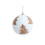 Christmas Ball Decoration White Foam 8cm 2
