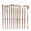 Eyeshadow Brush Set Skin Tone Soft Bristles 12 pcs 1
