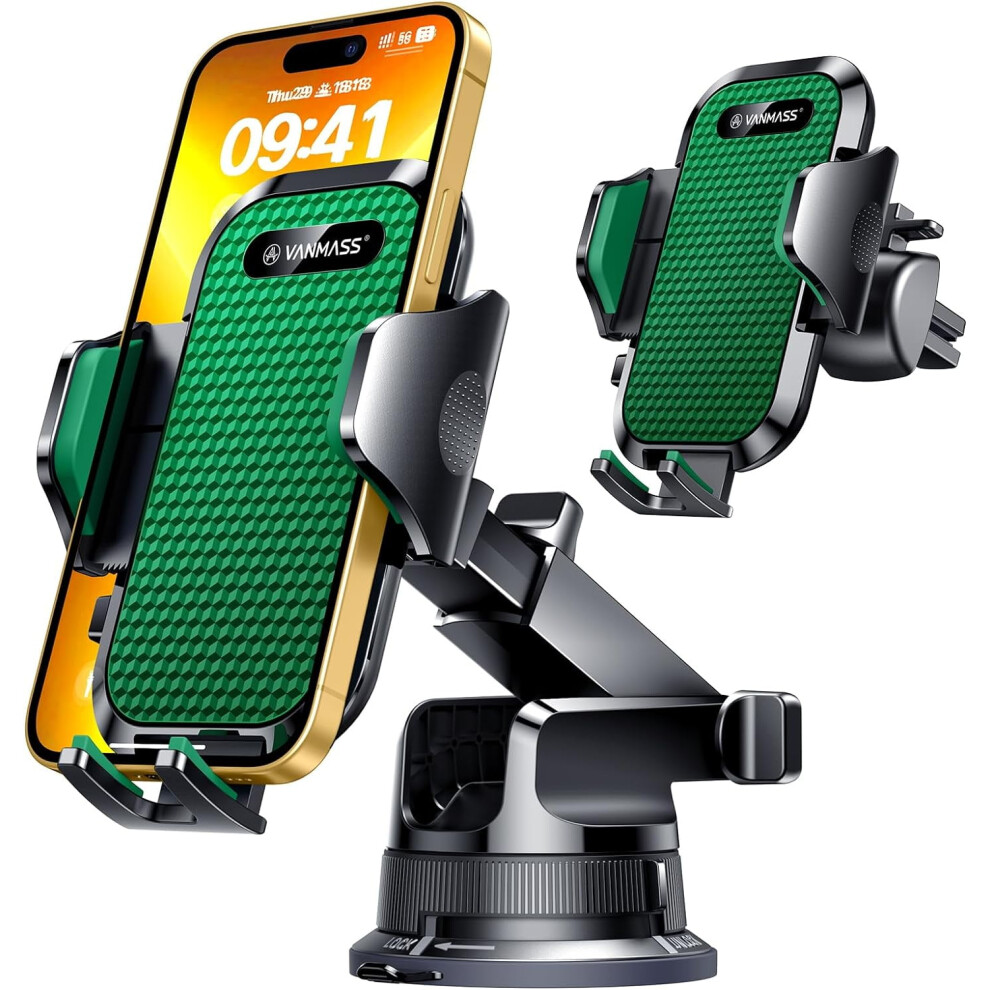 Car Phone Mount With Suction Cup Dashboard Holder 9336866761634