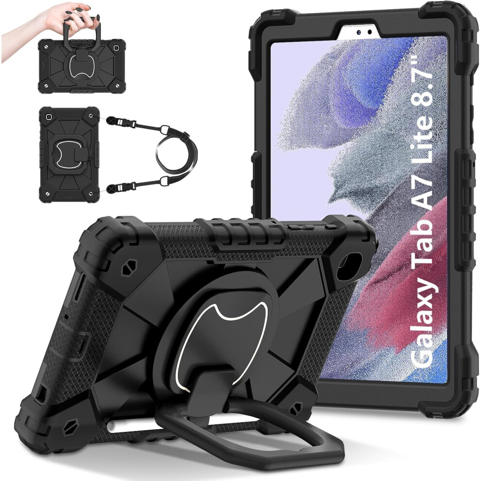 Samsung Galaxy Tab A7 Lite 8.7" Case With Rotating Stand, 917087541329