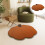Pumpkin carpet red 23.6 x 23.6 inches 1