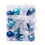 Blue Shatterproof Christmas Ball Ornaments 30 pcs 1