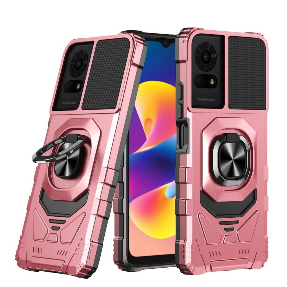 Tcl K24 Phone Case Shock-Absorbing Ring Kickstand Robotic 9336866761436