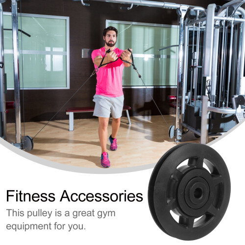 Exercise Pulley Cable for LAT Pulldown with Plastic Bearing 1