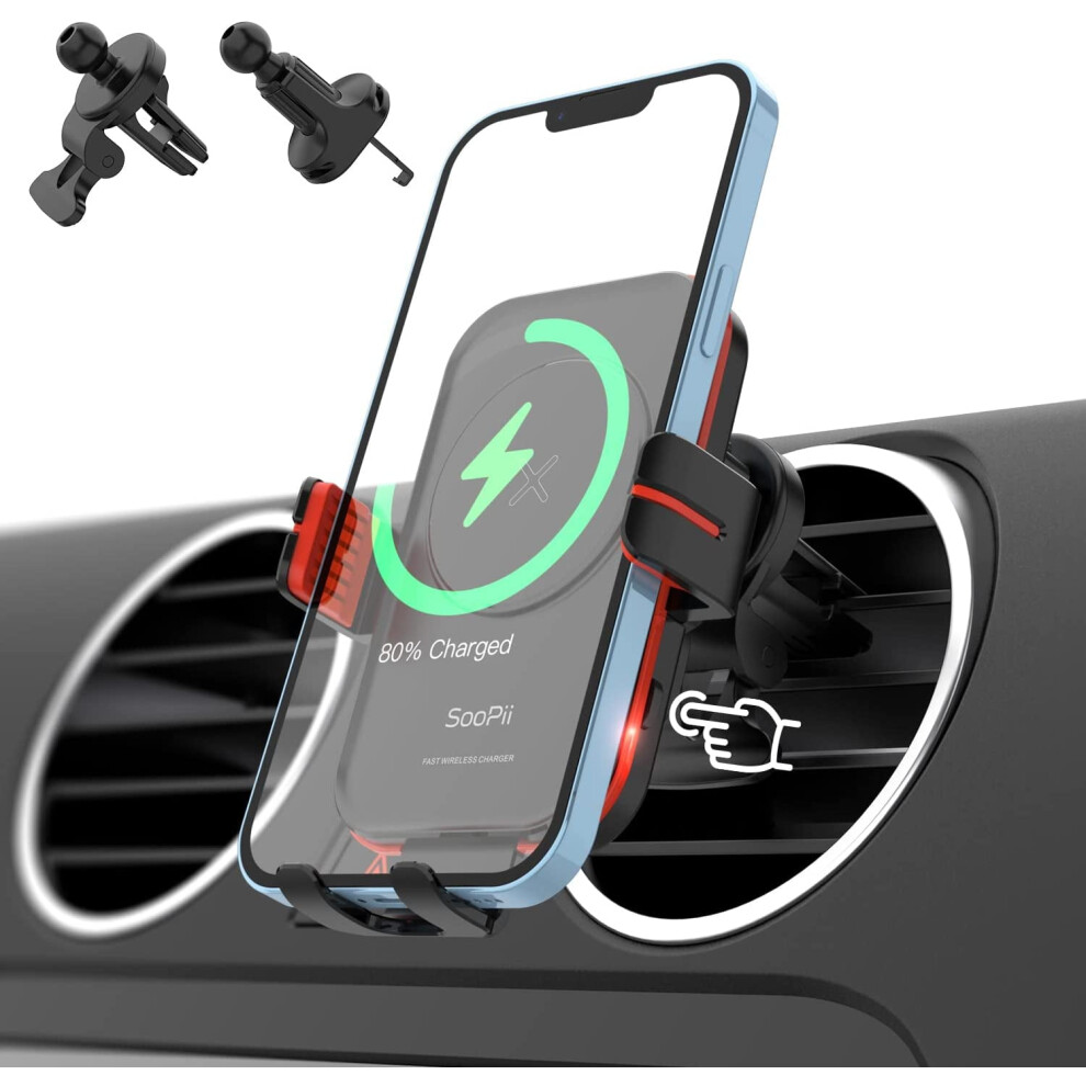 Wireless Car Charger Mount 15W Qi Fast Charging 9336866762235