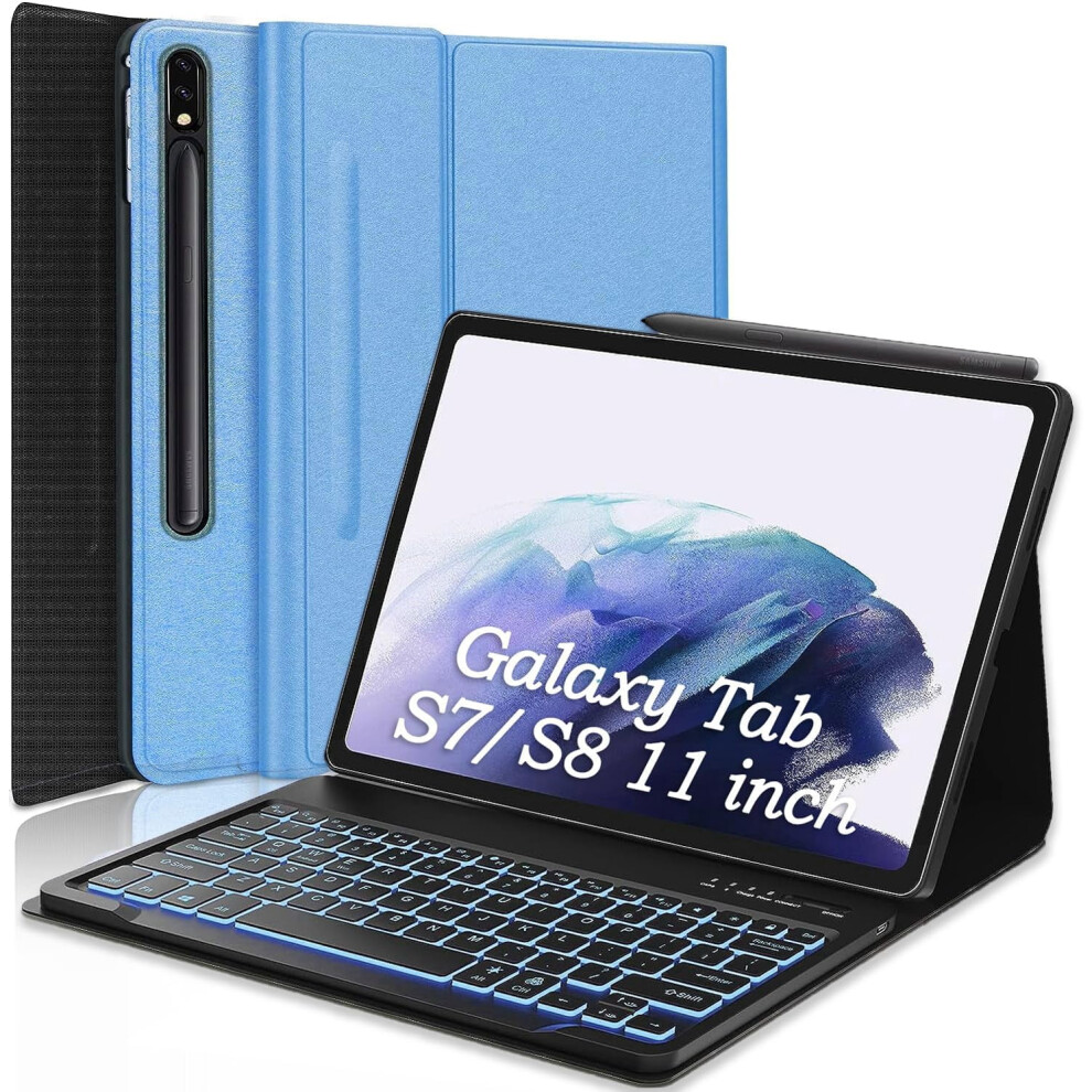 Galaxy Tab S8/S7 11-Inch Keyboard Case Magnetic Detachable 917087547000