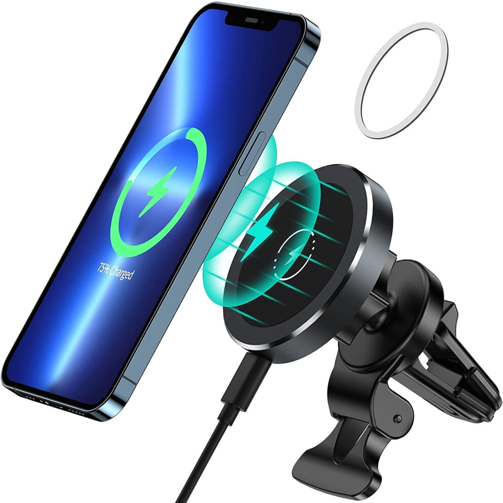 Magnetic Wireless Car Charger 15W For Iphone 13 Pro 9336866762273