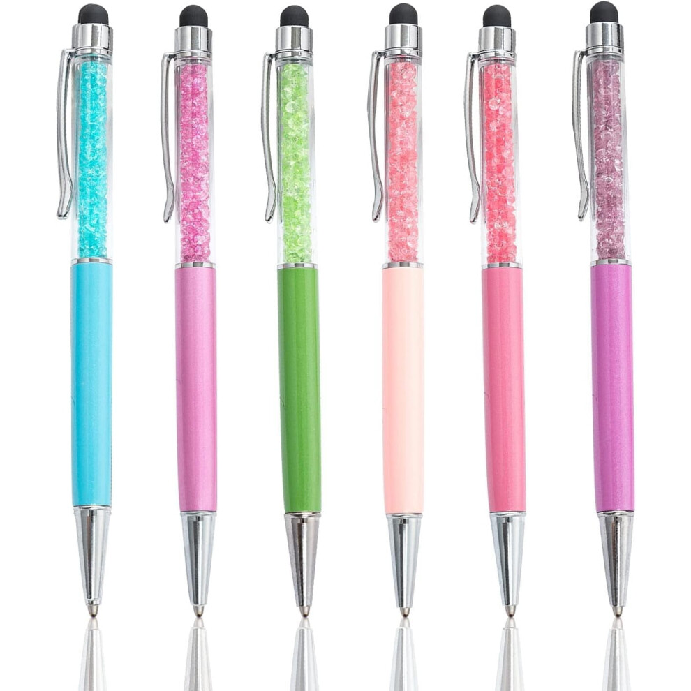 Stylus Pen With Ballpoint Tip Crystal Design 2-In-1 917087534710