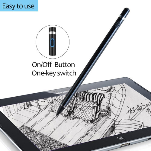 Active Stylus Pen for Touch Screens 1.5mm Fine Point 2
