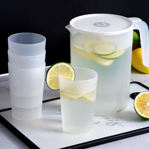Cold Kettle with Lid Ecologically Friendly 1.5L White 1