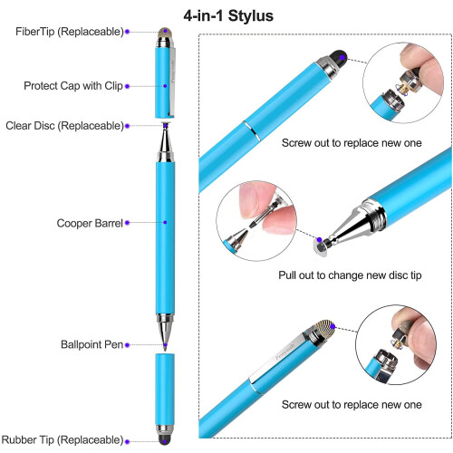 Stylus Pen for iPad Compatible High Sensitivity Disc Tip 2