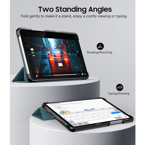 Συμβατό με Samsung Galaxy Tab A9Case8.7Inch2023, Λεπτή και Ελαφριά Βάση με Σκληρό Πίσω Κέλυφος 2