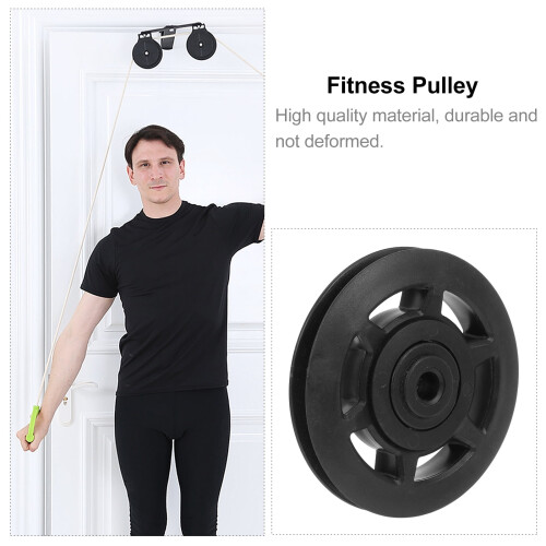 Exercise Pulley Cable for LAT Pulldown with Plastic Bearing 2