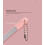 Pink nail file strip for manicure 1 piece 4