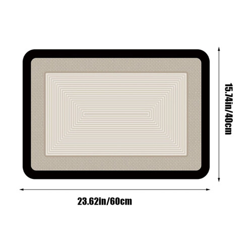 Tapis d'entrée super absorbant à séchage rapide 45 x 75 cm 2