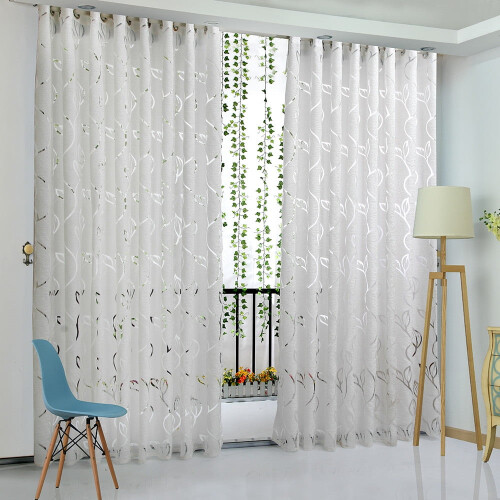 Vines Leaves tylgardinpanel transparent kappa 1 stk. 1