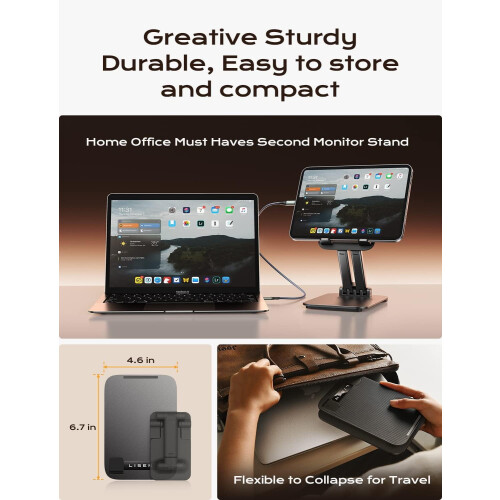Tablet Stand for Desk Adjustable iPad 10th Gen Holder 2