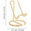 Cell Phone Iron Stand Holder Rose Gold 1 Pack 2