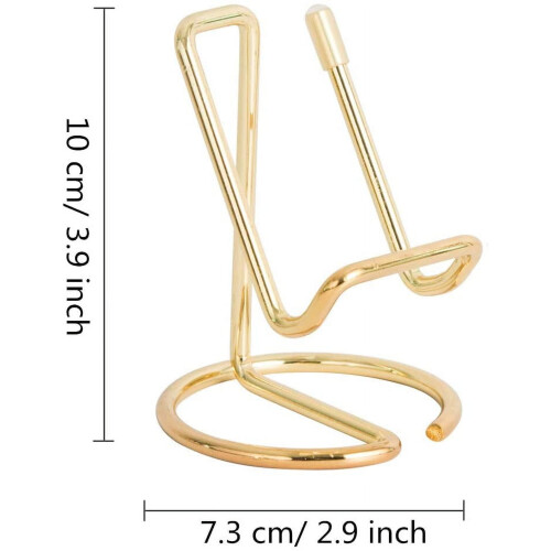 Cell Phone Iron Stand Holder Rose Gold 1 Pack 1
