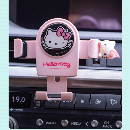 Suport telefon auto Pink Kitty pentru iPhone și Android 1