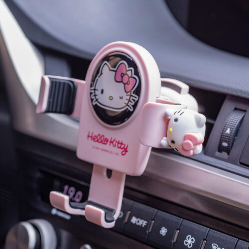 Suport telefon auto Pink Kitty pentru iPhone și Android 2